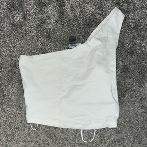 Primark one shoulder crop top size xs